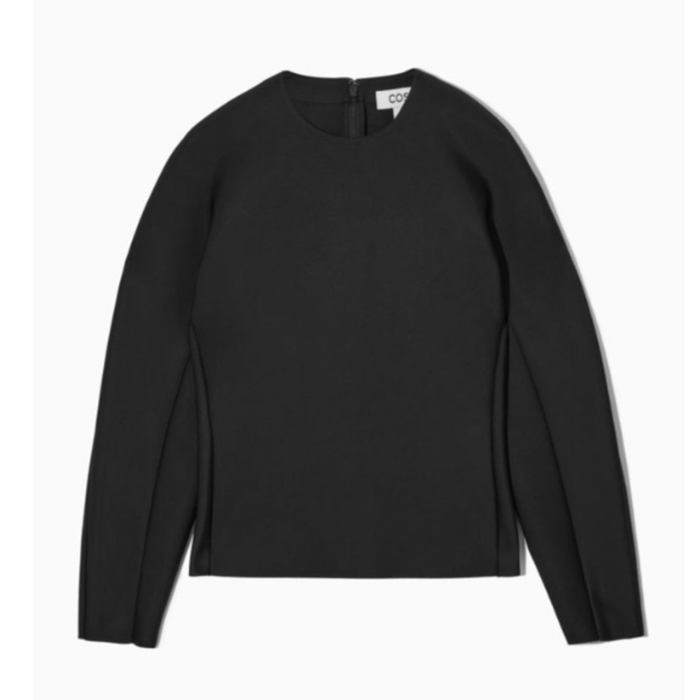 Cos Structured Waisted Top - Black - image 3